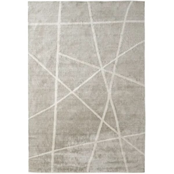 Grey Carpet with Line Design