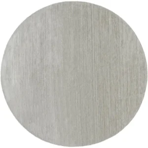 Grey Highly Textured Surface Round Rug image 2