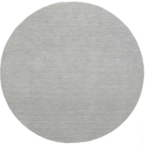 Narrow Textured Stripes Round Rug - Image 3