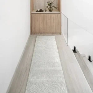 Hand-drawn Lines Swirl Runner Rugs