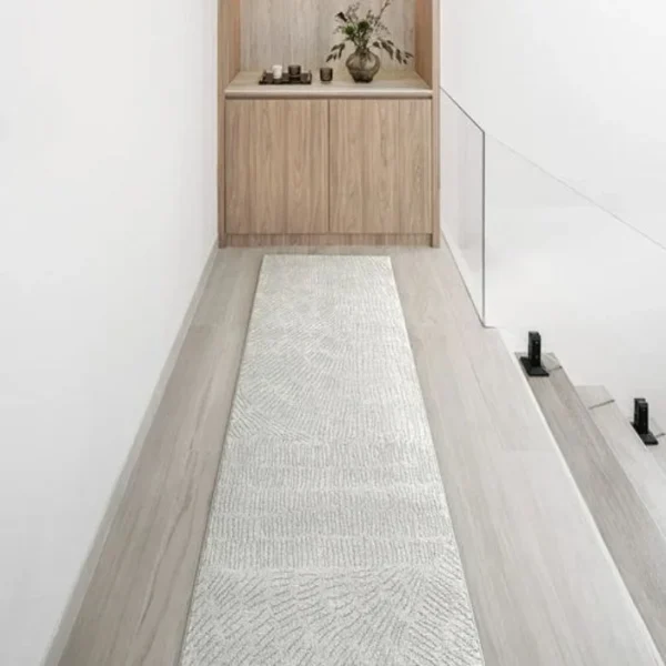 Hand-drawn Lines Swirl Runner Rugs