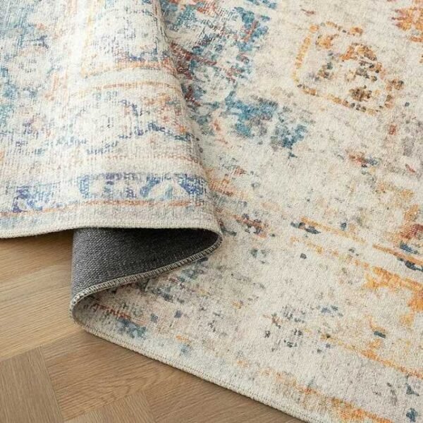 Heritage-Inspired Runner Rug – Soft Faded Medallion image 2