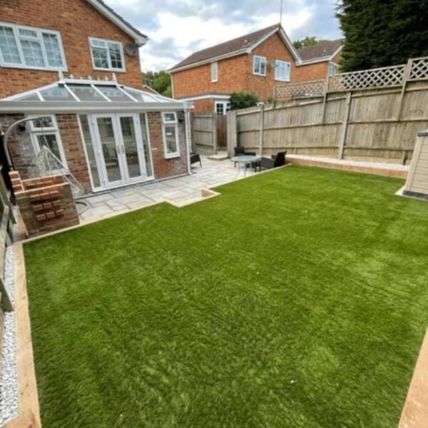 Lush green Hestia 40mm fake grass