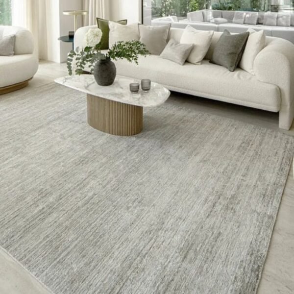 Rug with raised textured surface