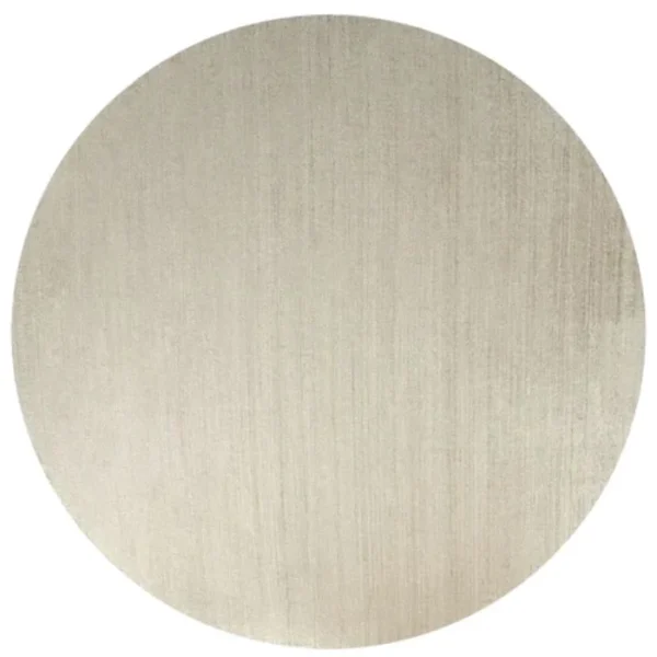 Highly Textured Surface Beige Round Rug - Image 3
