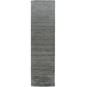 Highly Textured Surface Beige and Grey Runner Rug image 2