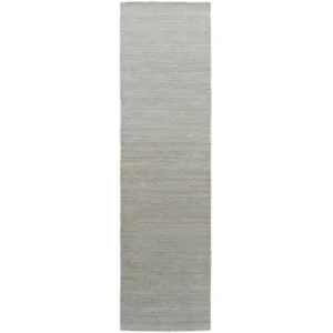 Highly Textured Surface Grey Runner Rugs image 2
