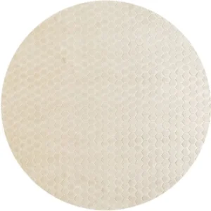 Honeycomb Patterned Round Rug - Image 3