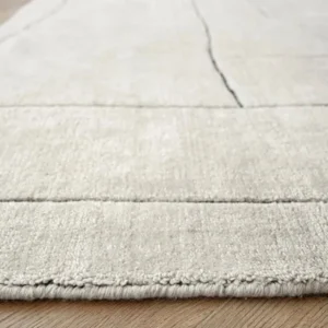 Irregular Line-Drawn Patterned Runner Rugs image 4