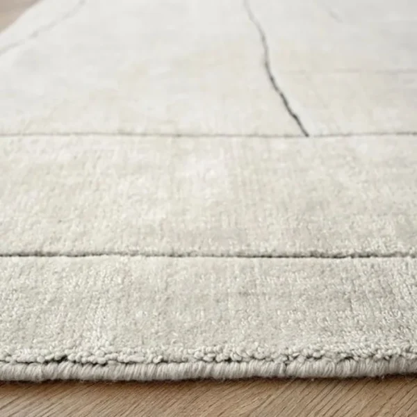 Irregular Line-Drawn Patterned Runner Rugs image 4