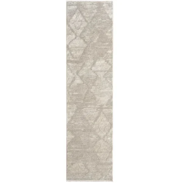 Large Diamond Patterned Runner Rug - Image 3