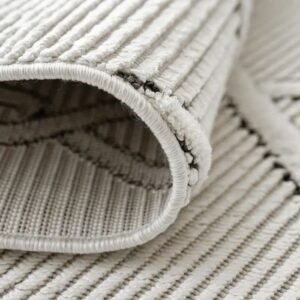 Modern Lattice Texture Rug