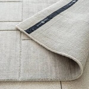 Light Grey Line Pattern Runner Rugs - Image 3
