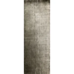 Line Patterned Taupe Runner Rugs image 2