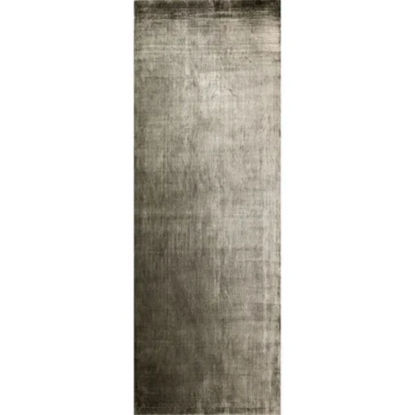 Line Patterned Taupe Runner Rugs image 2