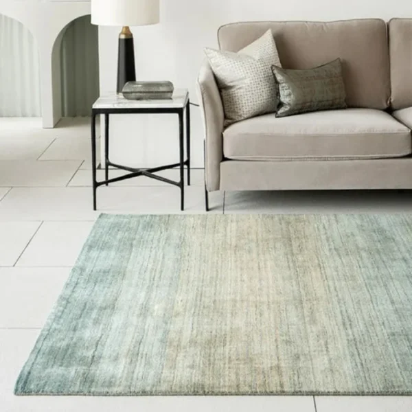 Durable ombre patterned rug for everyday use