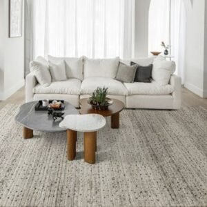 Ombre effect luxe area rug