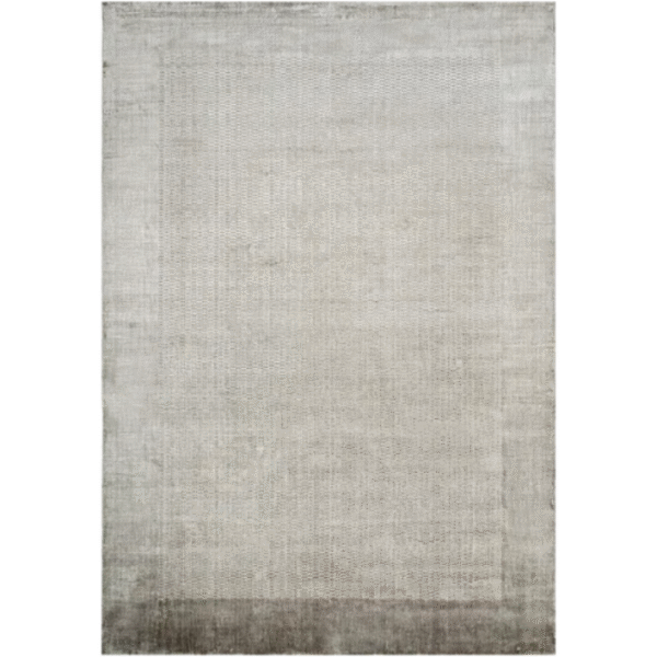 Full layout of Mesh Patterned Taupe Rug