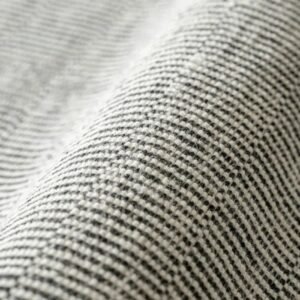 Decorative grid rug with fine stripes