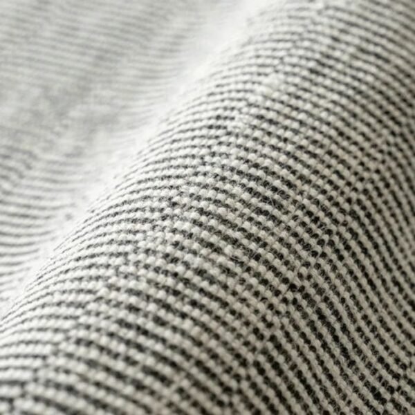 Decorative grid rug with fine stripes