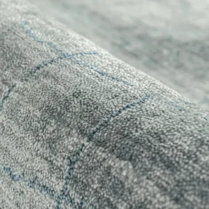 Modern In Solid Grey And Teal Rug For Homes