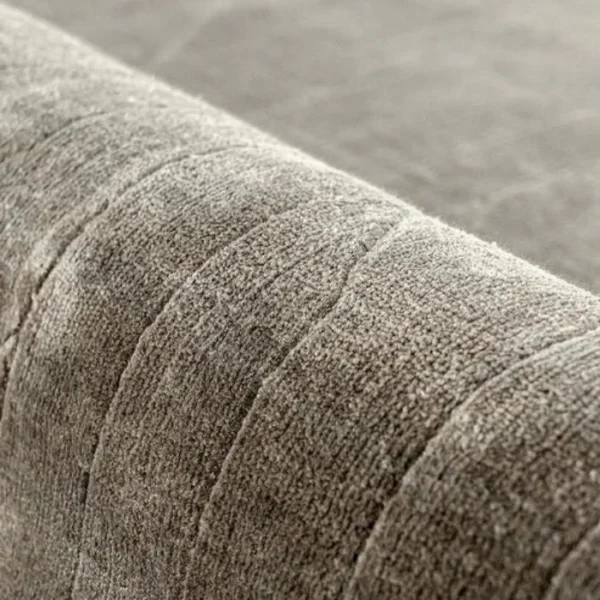 Modern line pattern taupe rug