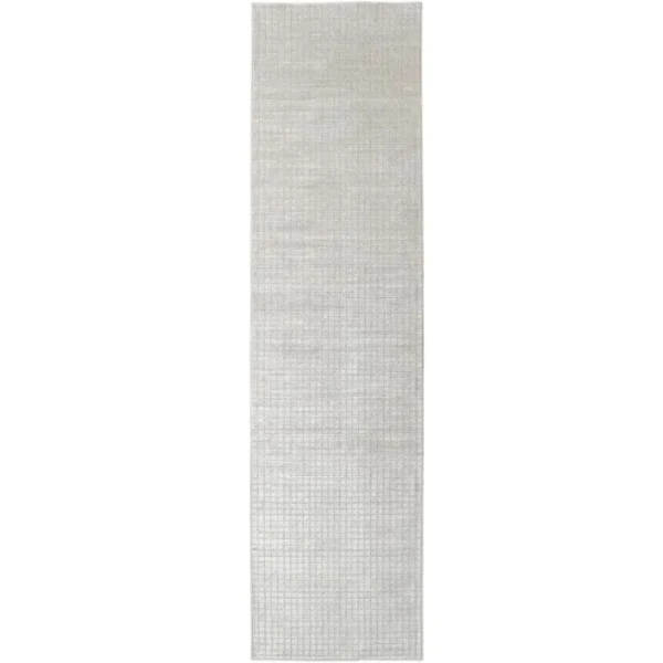 Modernist Grid Luxe Runner Rugs image 2