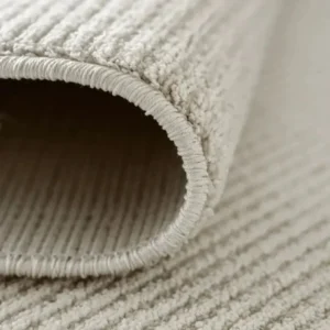 Narrow Textured Stripes Round Rugs image 2