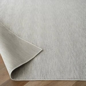 Narrow Textured Stripes Runner Rugs image 3