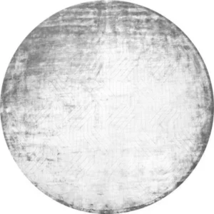 Ombre Grey Round Rugs - Image 2
