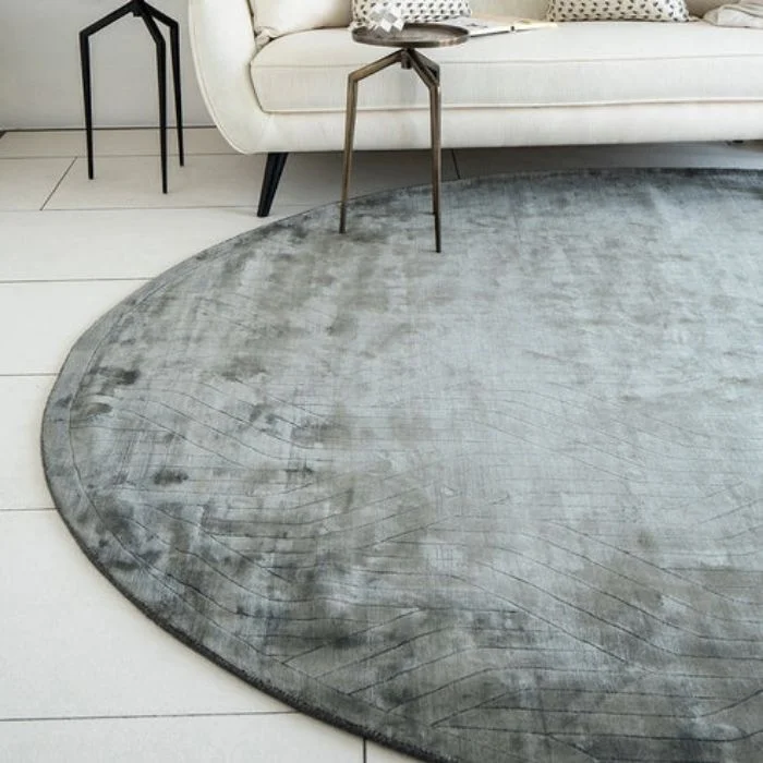 Ombre Grey Round Rugs