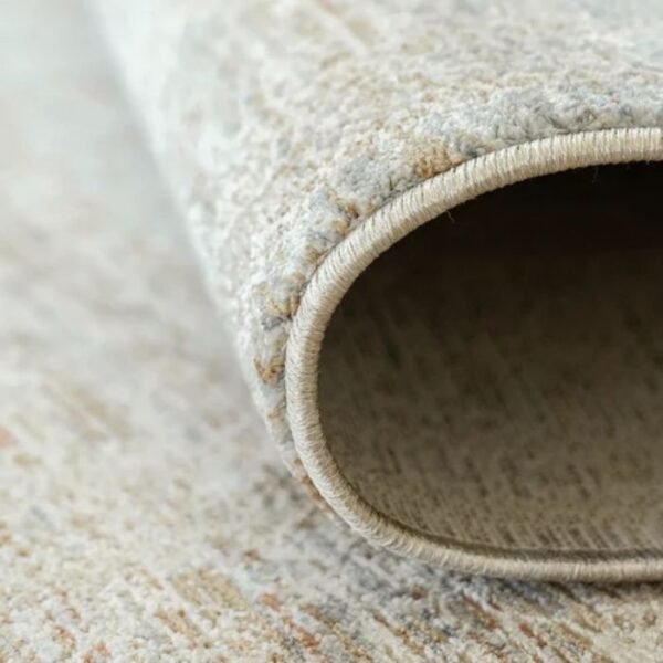 Persian faded medallion rug