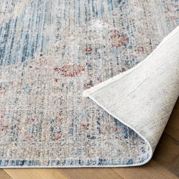 Pale Blue Oriental Runner Rug - Image 3