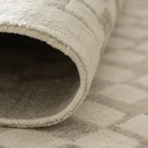 Pattern of Small Squares Modern Round Rugs image 2