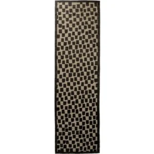 Pattern of Small Squares Modern Runner Rugs image 2