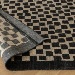 Pattern of Small Squares Modern Runner Rugs - Image 3