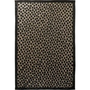 Pattern of Small Squares Modern Rug with grid layout