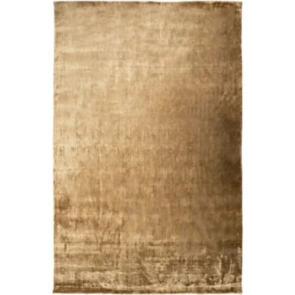 Plain gold area rug