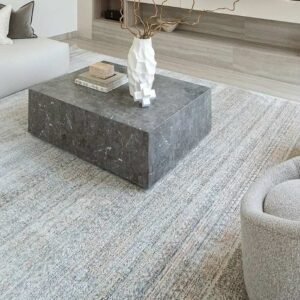 Polypropylene faded traditional area rug