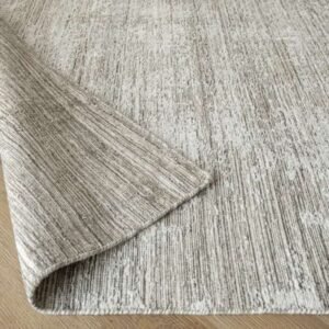 Rug with pottery-inspired textured design
