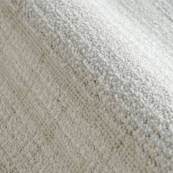 Luxurious ivory rug with depth