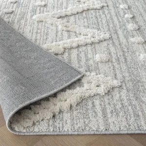 Raised Diamond Dot Patterned Runner Rug image 1
