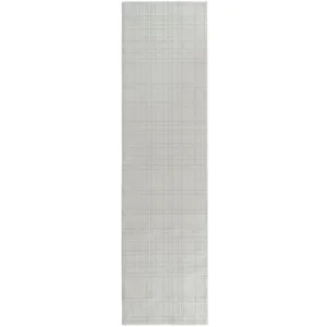 Rectangular Grid Patterned Runner Rugs image 2