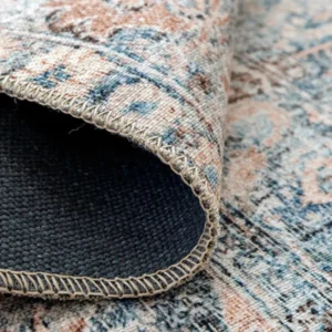 Repeating Medallion Beige Runner Rugs image 4