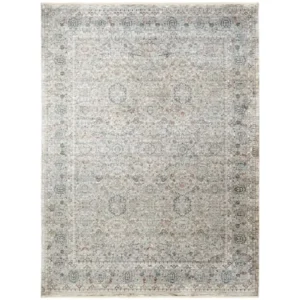 Repeating traditional area rug design