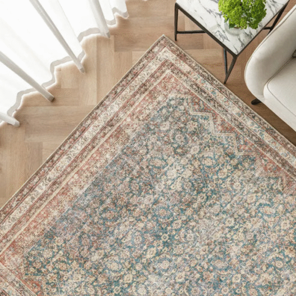 Woven texture with vintage-modern design