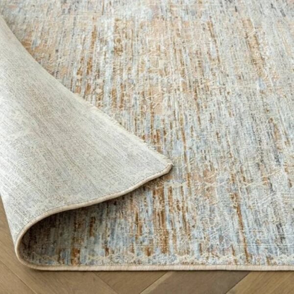 Rustic texture distressed abstract rug
