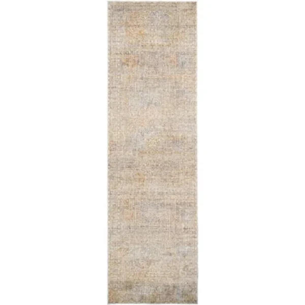 Rustic Texture Abstract Runner Rug image 2