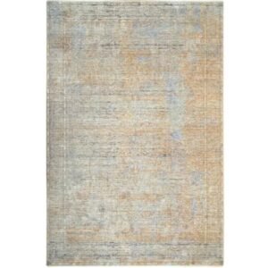Textured abstract rug with rustic finish
