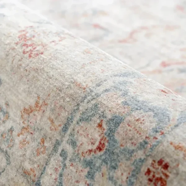 Soft Distressed Boho Rug for Rooms